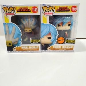 TOMURA SHIGARAKI FUNKO CHASE & COMMON *MINT + PROTECTOR